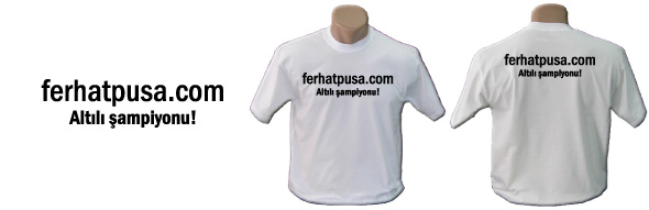 Ferhatpusa.com Tirt (T-Shirt) Bask
